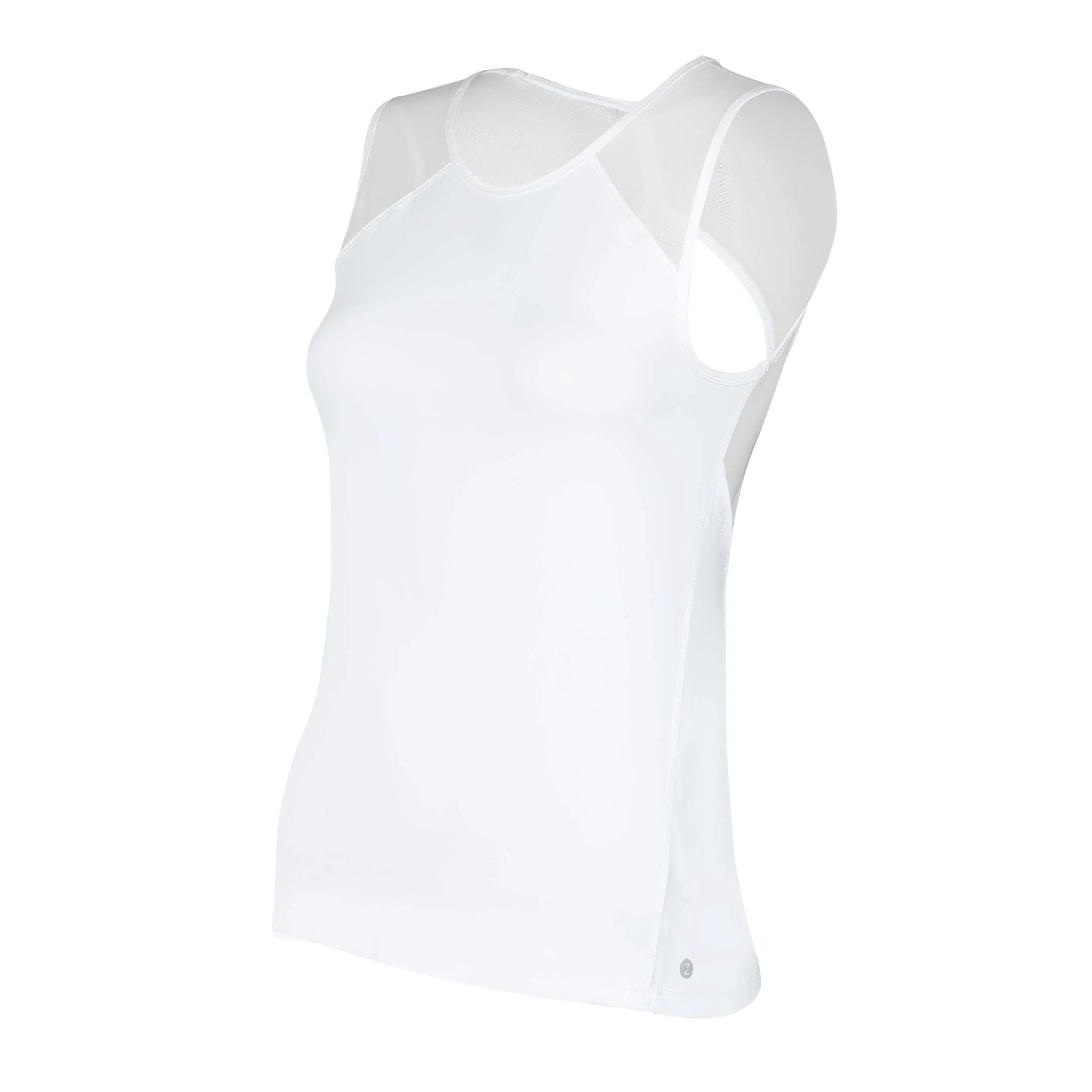 Polera Training Mujer ZVibes Athletic Blanca