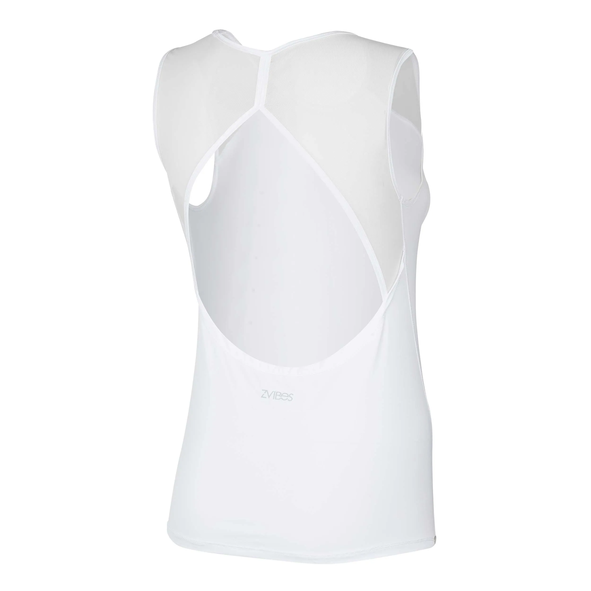 Polera Training Mujer ZVibes Athletic Blanca