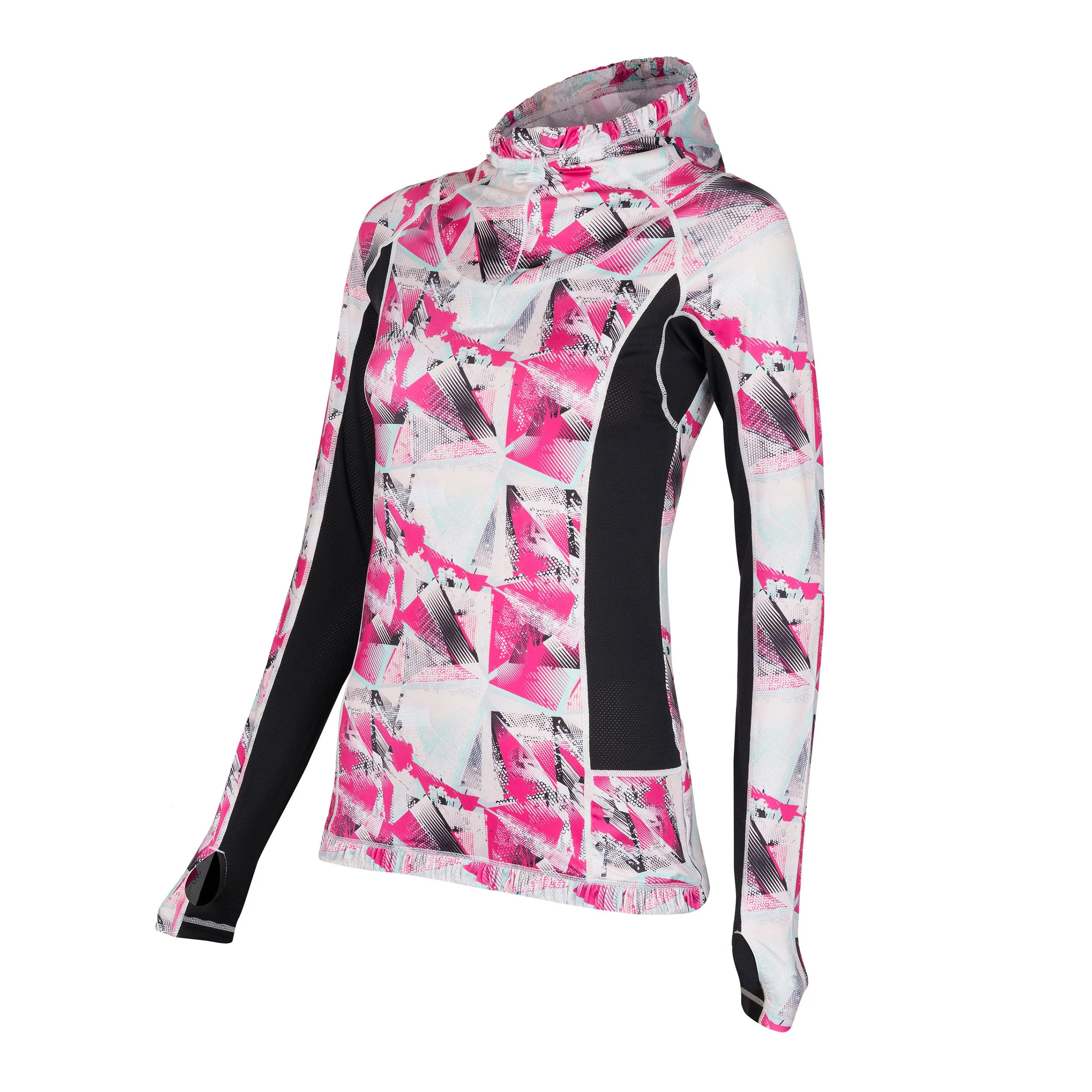 Polerón Mujer Running ZVibes Athletic Multicolor