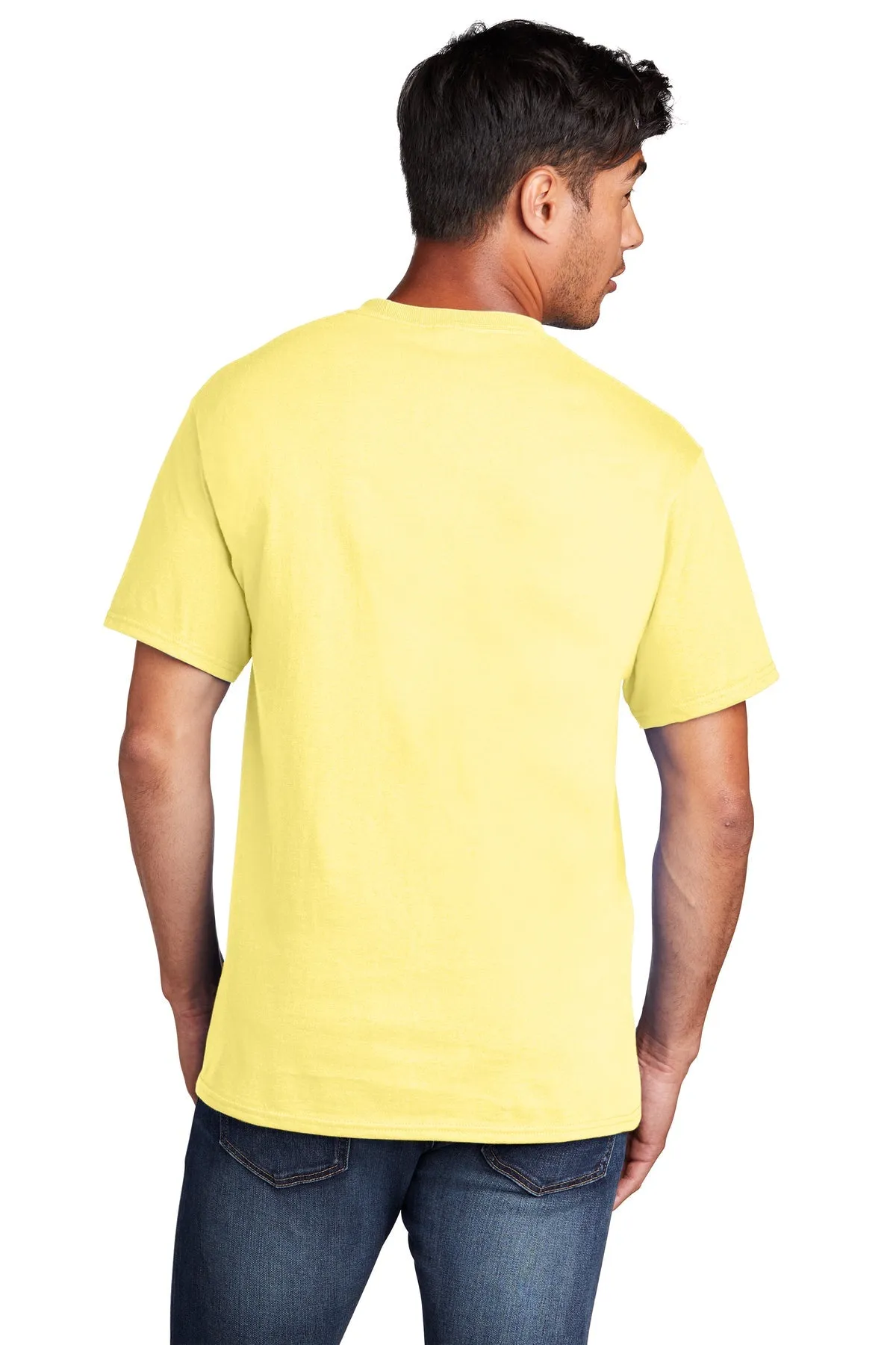Port & Company Core Cotton Custom Tee's, Yellow