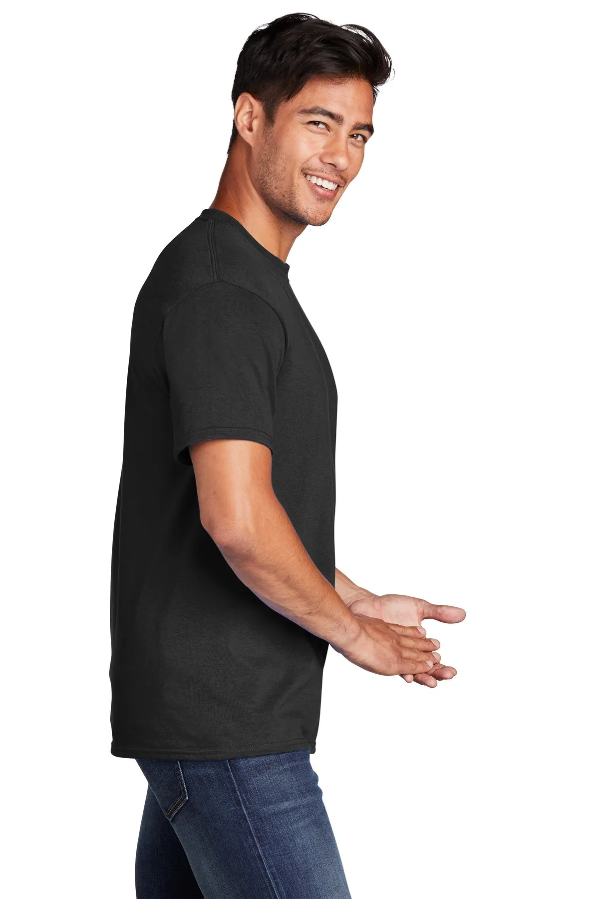 Port & Company Core Tee, Jet Black [Fooda]