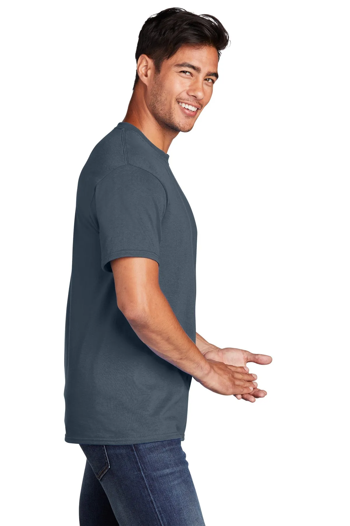Port & Company Core Tee, Steel Blue [Fooda]