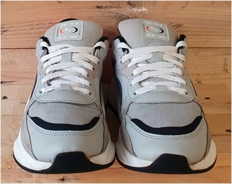 Puma RS-9.8 Leather Low Trainers UK5/US6C/EU38 372536-01 Grey/White/Orange