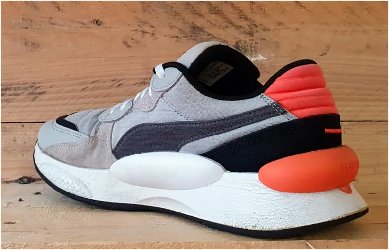 Puma RS-9.8 Leather Low Trainers UK5/US6C/EU38 372536-01 Grey/White/Orange