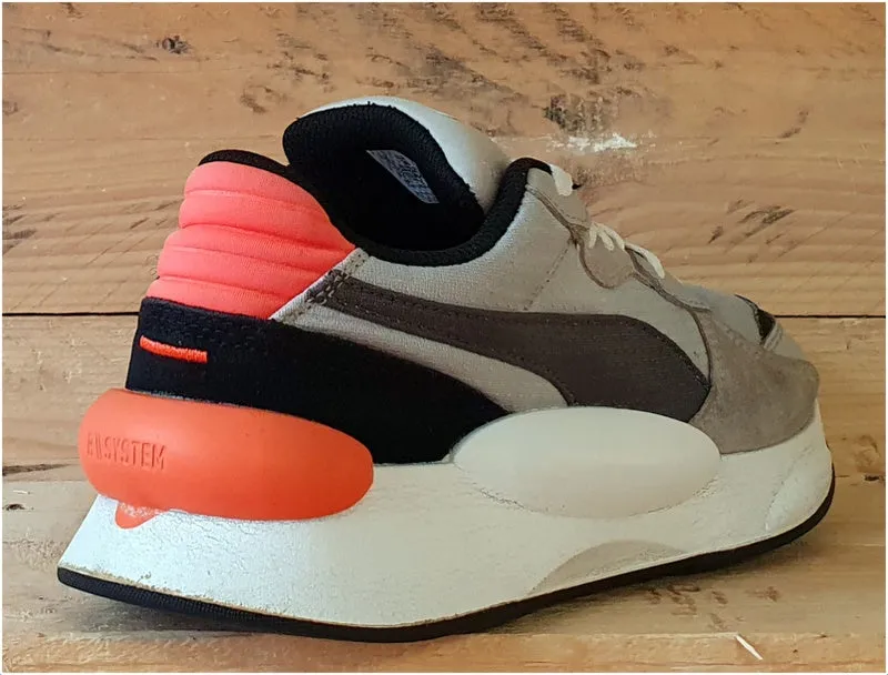 Puma RS-9.8 Leather Low Trainers UK5/US6C/EU38 372536-01 Grey/White/Orange