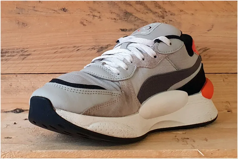 Puma RS-9.8 Leather Low Trainers UK5/US6C/EU38 372536-01 Grey/White/Orange