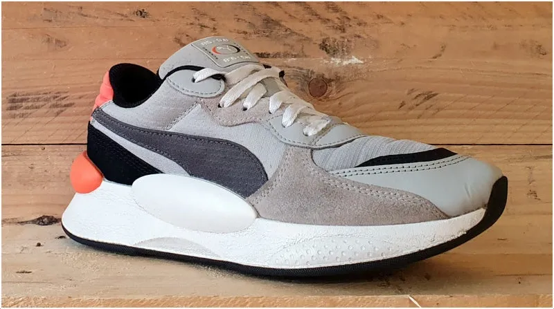 Puma RS-9.8 Leather Low Trainers UK5/US6C/EU38 372536-01 Grey/White/Orange