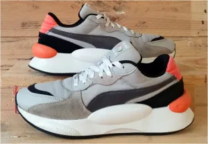 Puma RS-9.8 Leather Low Trainers UK5/US6C/EU38 372536-01 Grey/White/Orange
