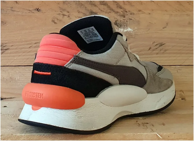 Puma RS-9.8 Leather Low Trainers UK5/US6C/EU38 372536-01 Grey/White/Orange