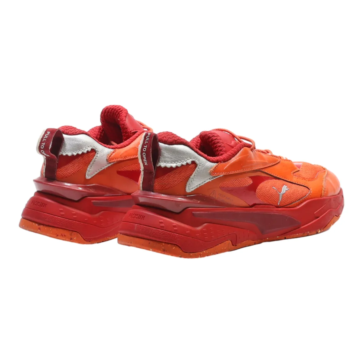 PUMA Sneaker Trainers Orange Synthetic Mens UK 6