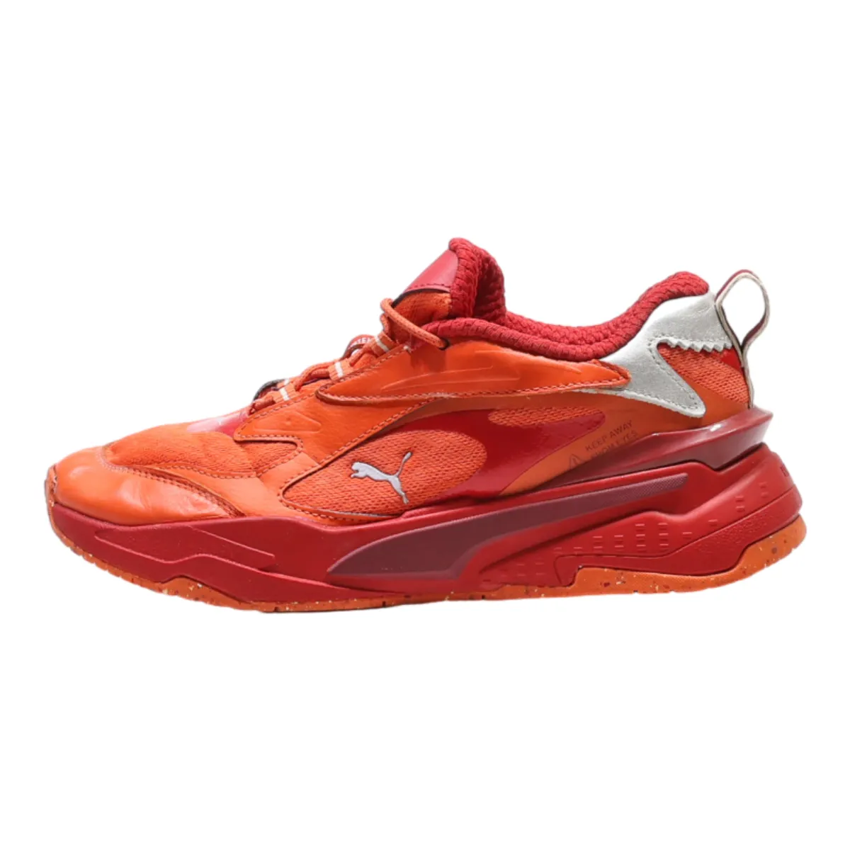 PUMA Sneaker Trainers Orange Synthetic Mens UK 6