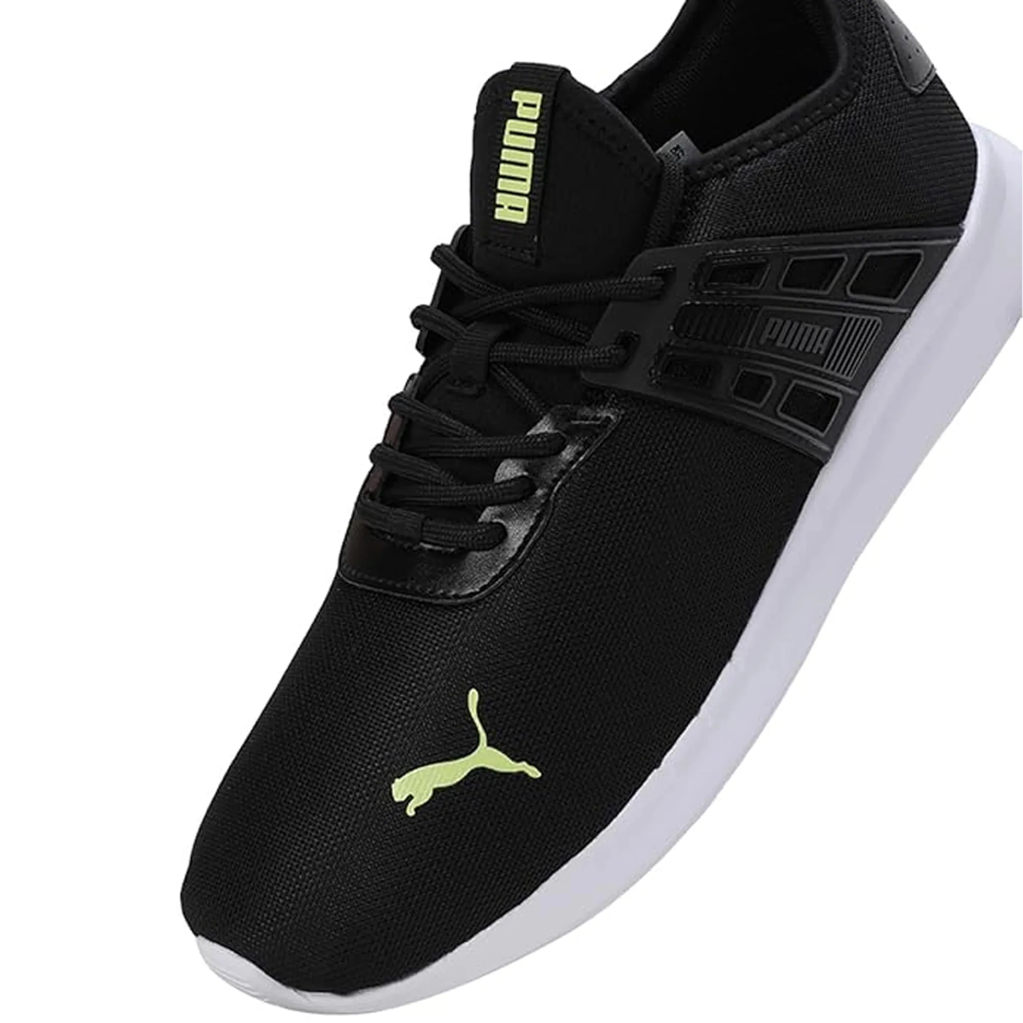 Puma Sprinter Men's Sneakers (Black-White-Yellow Burst) 39810501