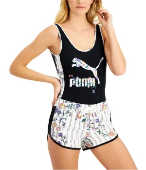 Puma Womens Downtown Athletic Workout Shorts