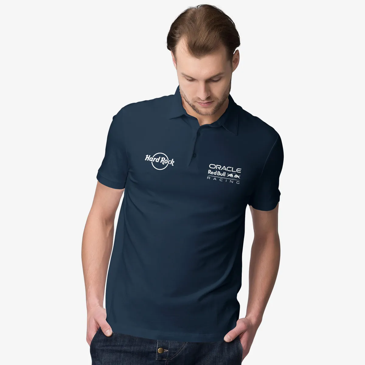 Red Bull F1 Racing Athletic Fit Pique Polo Shirt