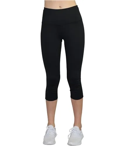 Reebok Womens Align High Rise Capri Compression Athletic Pants