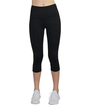 Reebok Womens Align High Rise Capri Compression Athletic Pants
