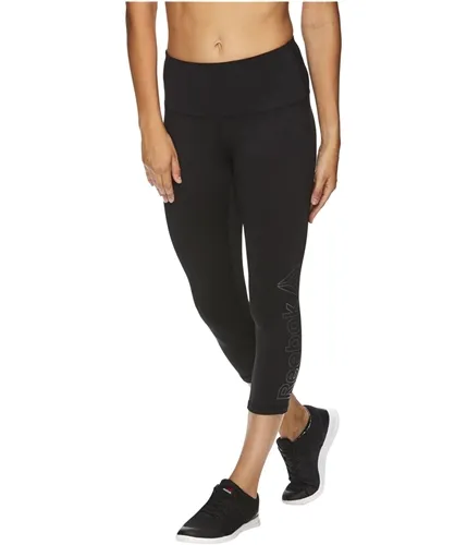 Reebok Womens Highrise Capri Compression Athletic Pants, TW4