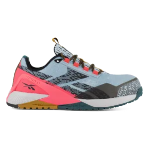 'Reebok' Women's Nano X1 Adventure Work ESD Comp Toe - Blue / Salmon