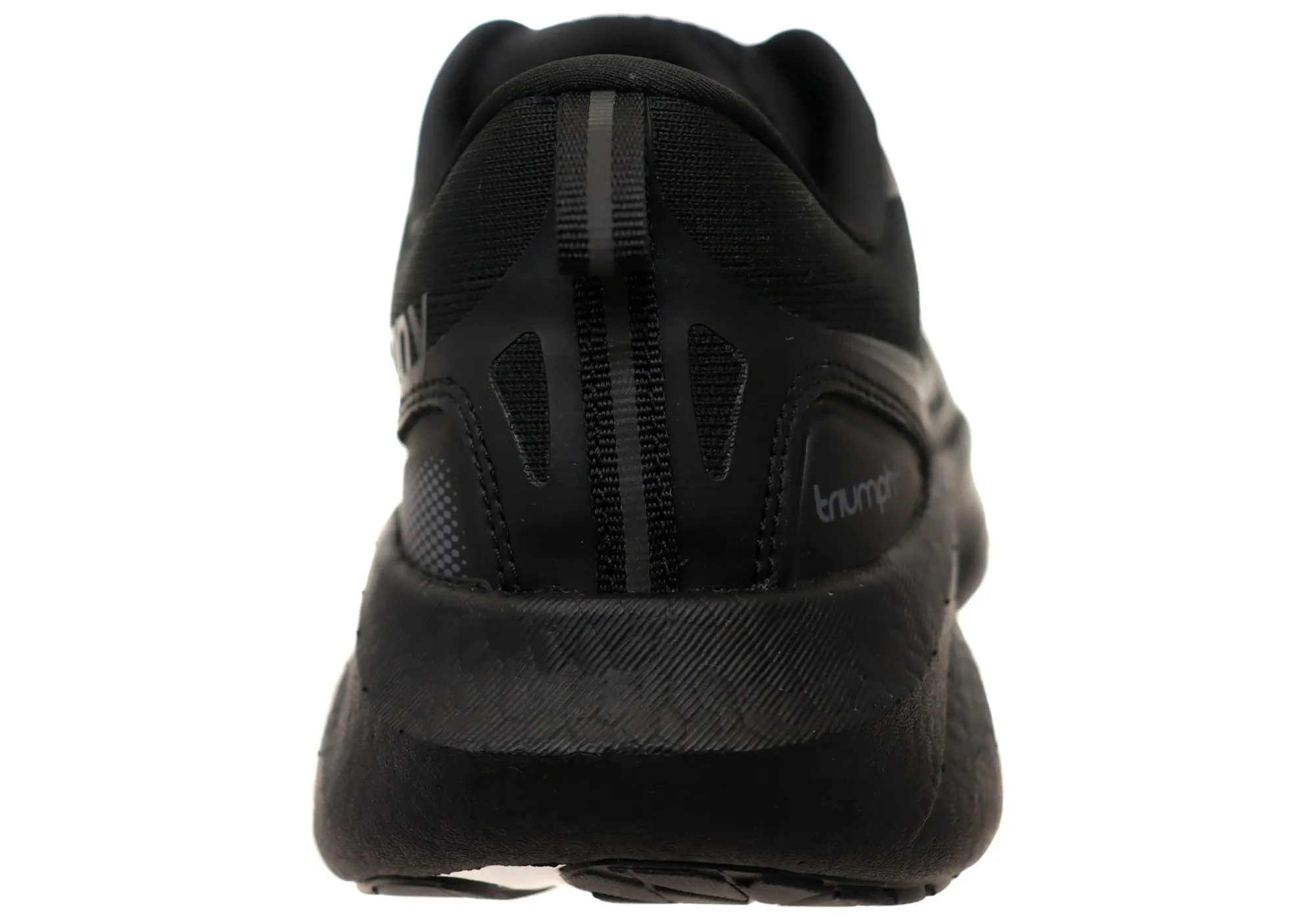 Saucony Mens Triumph 22 Comfortable Triple Black Athletic Shoes