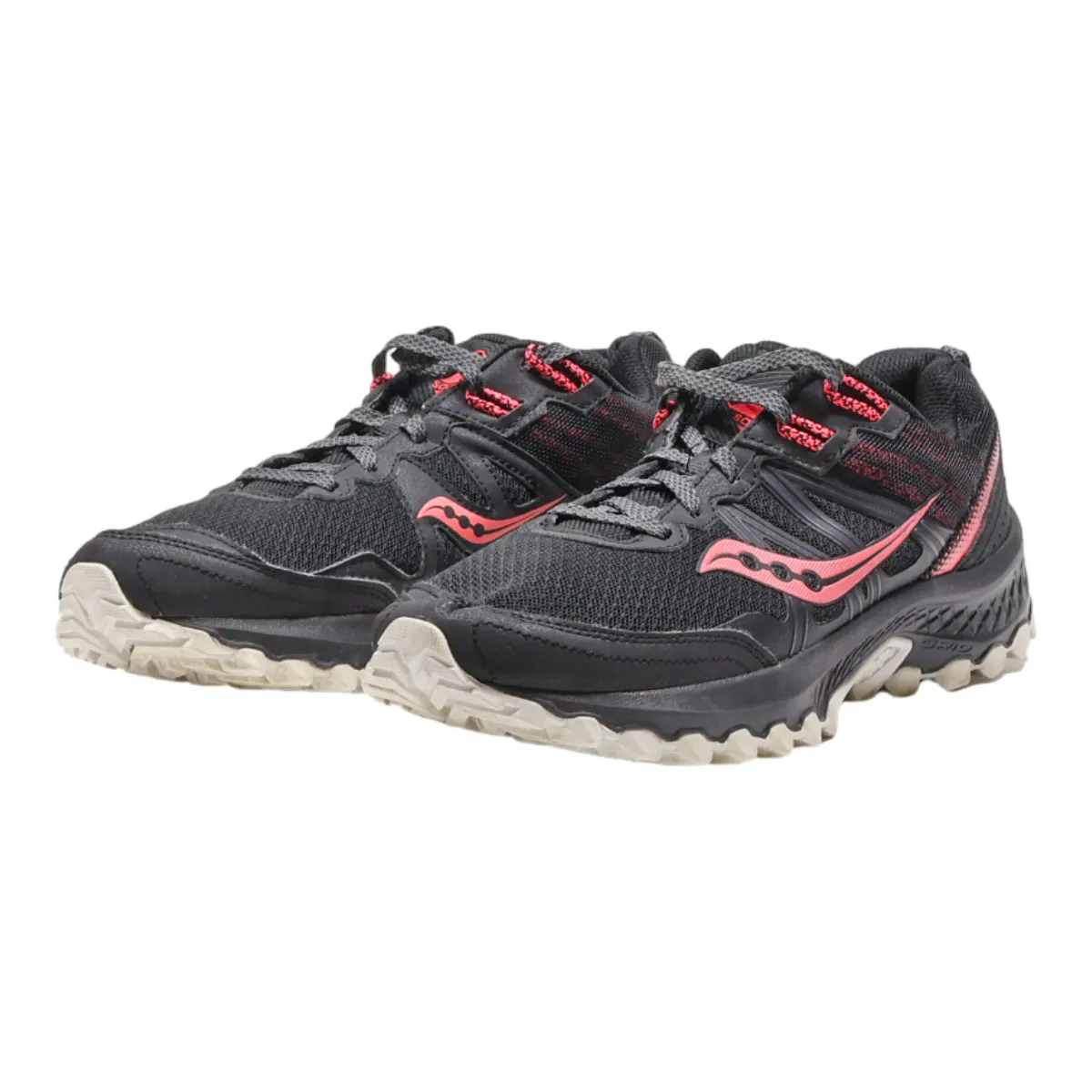 SAUCONY Sneaker Trainers Black Synthetic Womens UK 9