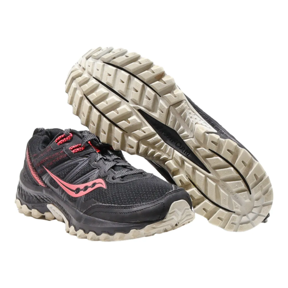 SAUCONY Sneaker Trainers Black Synthetic Womens UK 9
