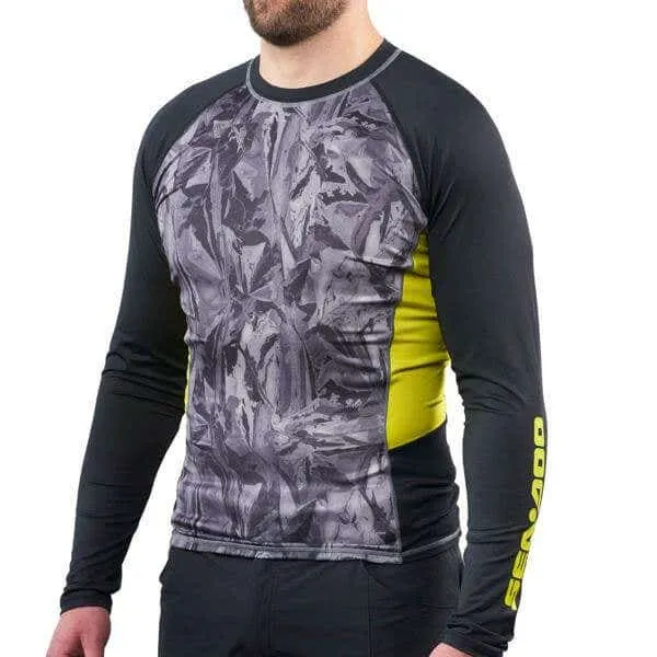 Sea-Doo Men's Beach Long Sleeve Rashguard