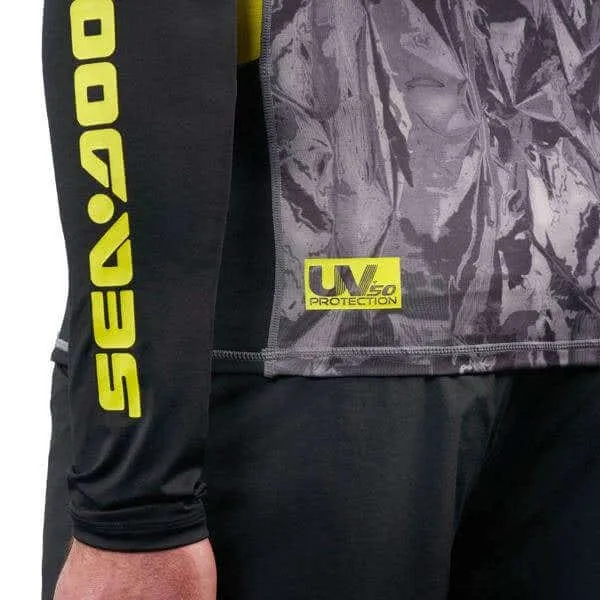 Sea-Doo Men's Beach Long Sleeve Rashguard