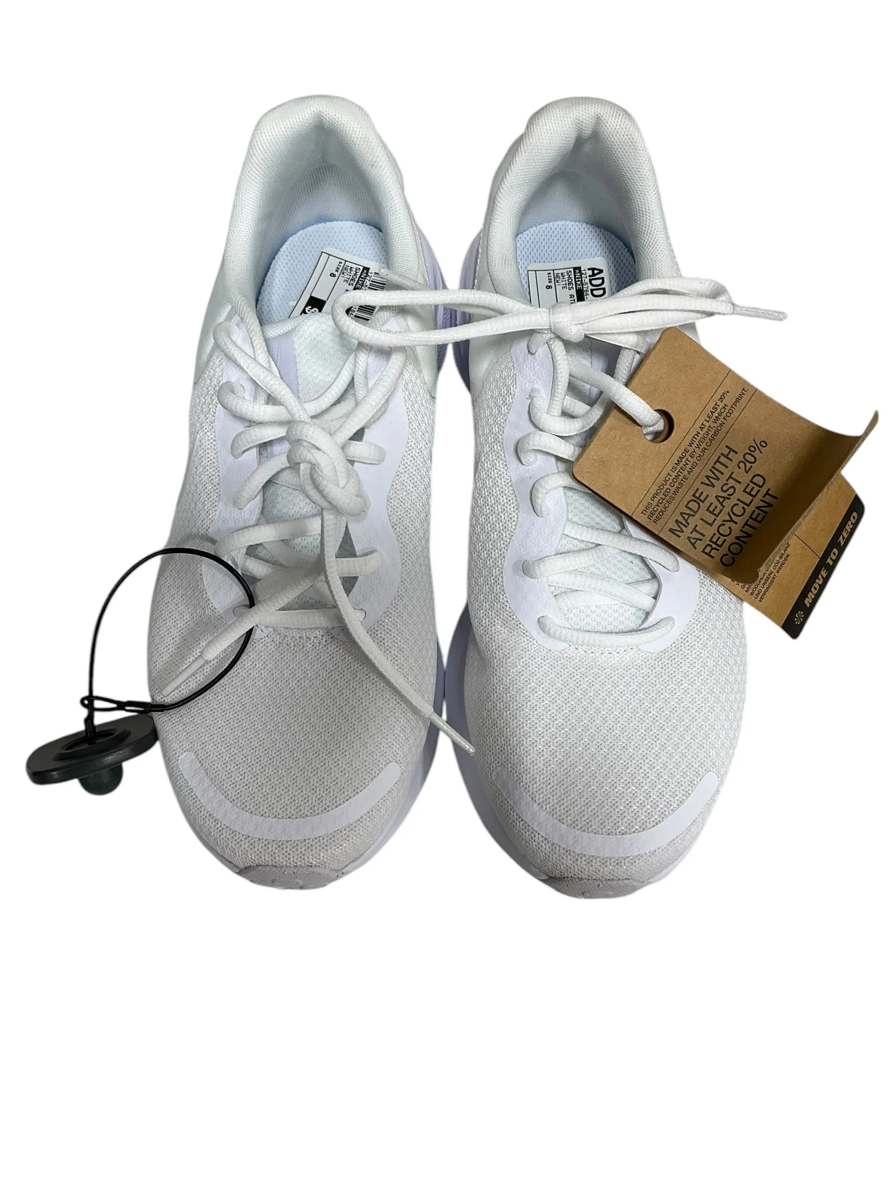 Shoes Athletic By Nike In White, Size: 8
