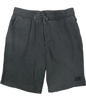 Skechers Mens Solid Athletic Workout Shorts