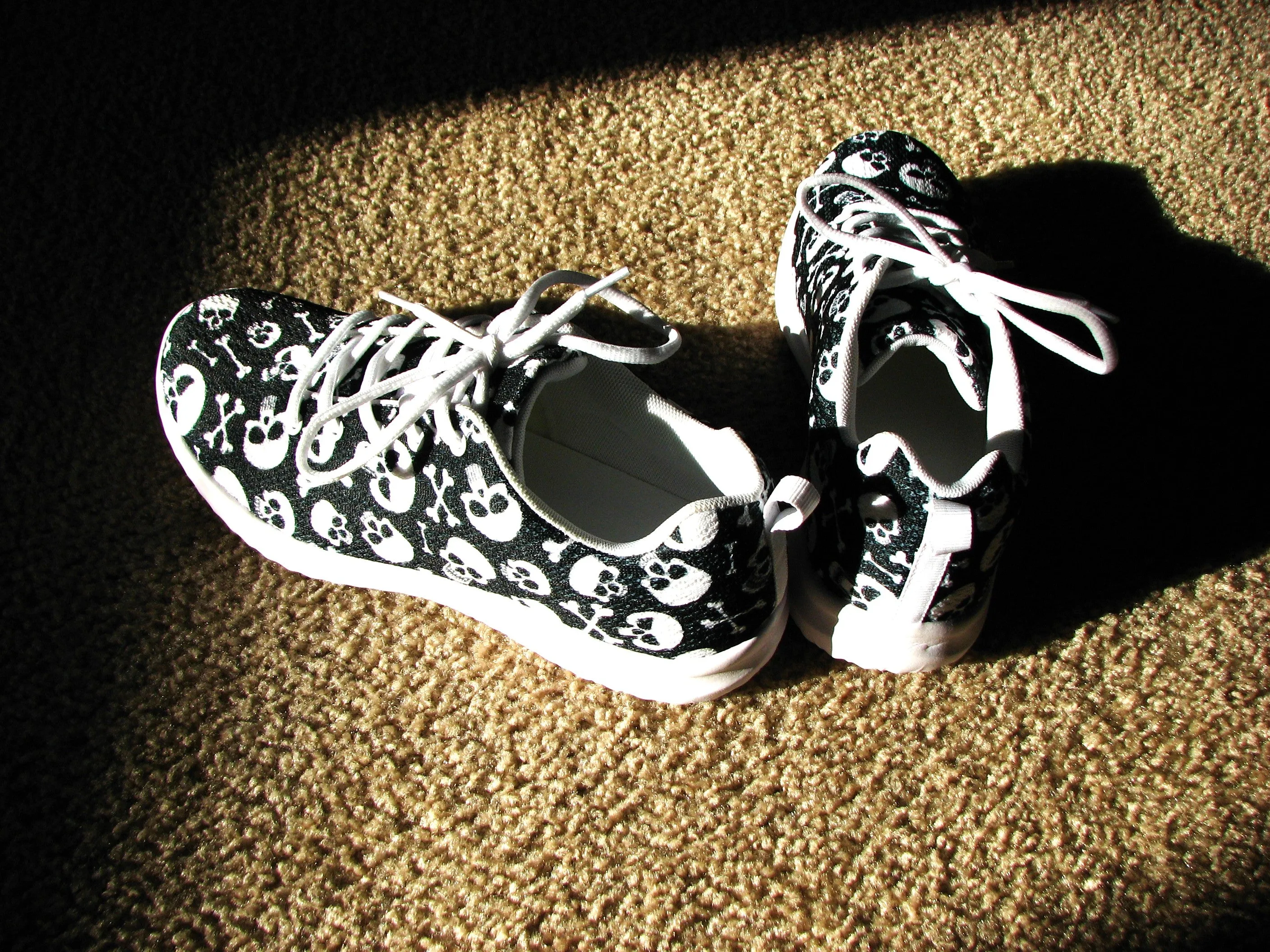 Skulls and Crossbones Women’s Athletic Shoes