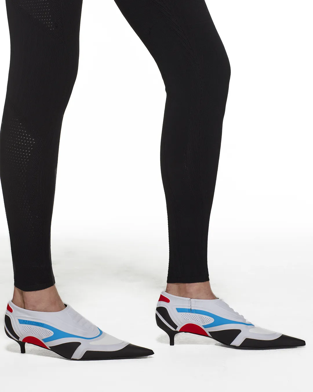 SNEAKYPUMPS KITTEN HEEL - MULTICOLOR / WHITE