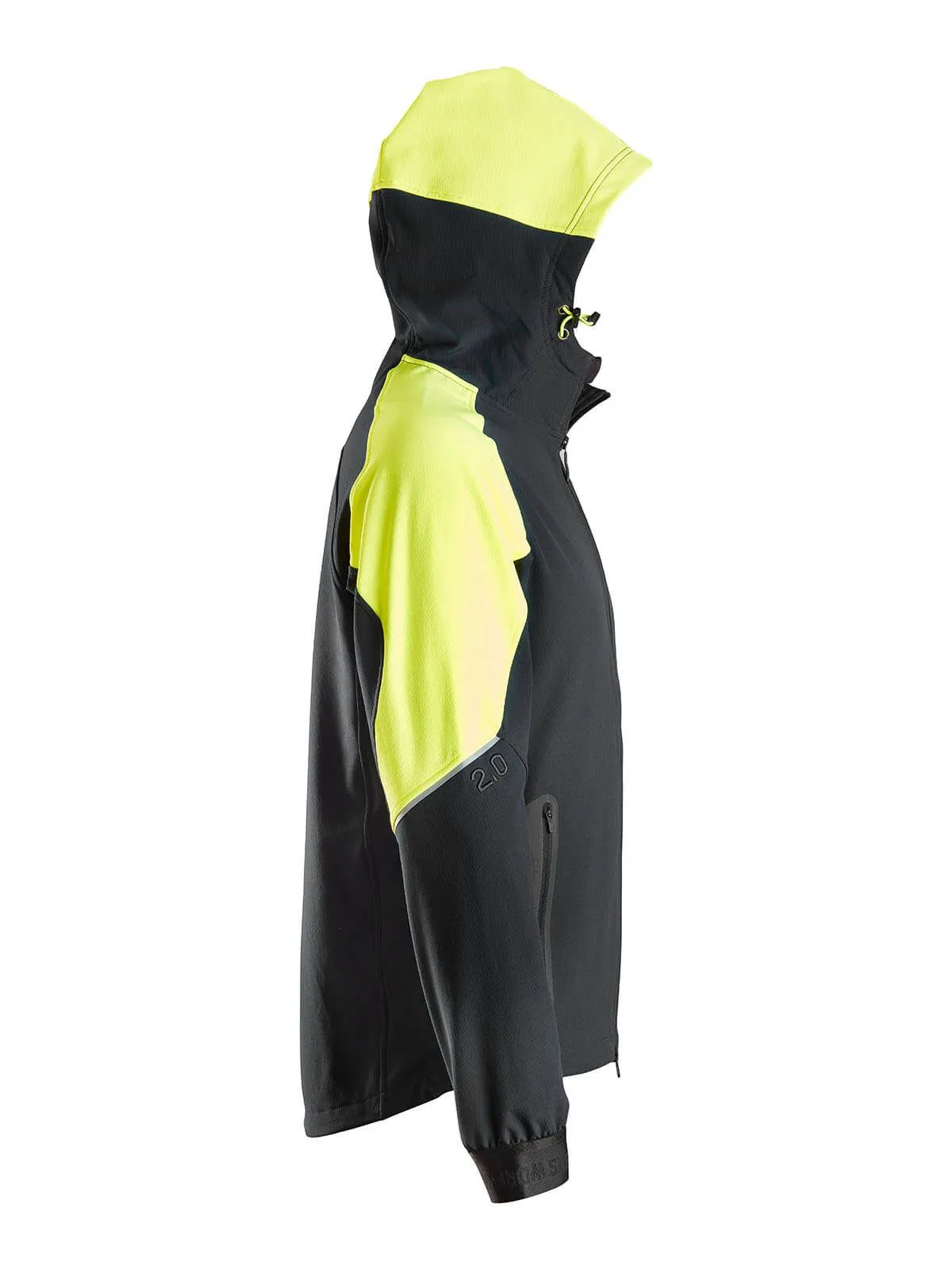 Snickers&#x20;8025&#x20;FlexiWork&#x20;Neon&#x20;Hoodie&#x20;with&#x20;Zip
