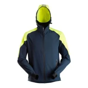 Snickers&#x20;8025&#x20;FlexiWork&#x20;Neon&#x20;Hoodie&#x20;with&#x20;Zip