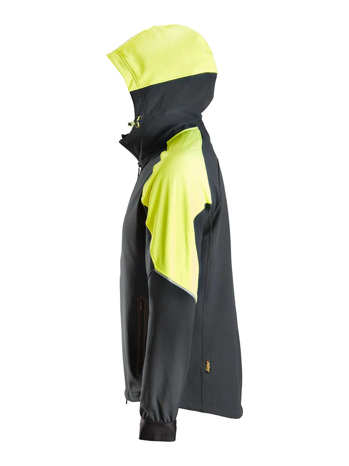 Snickers&#x20;8025&#x20;FlexiWork&#x20;Neon&#x20;Hoodie&#x20;with&#x20;Zip