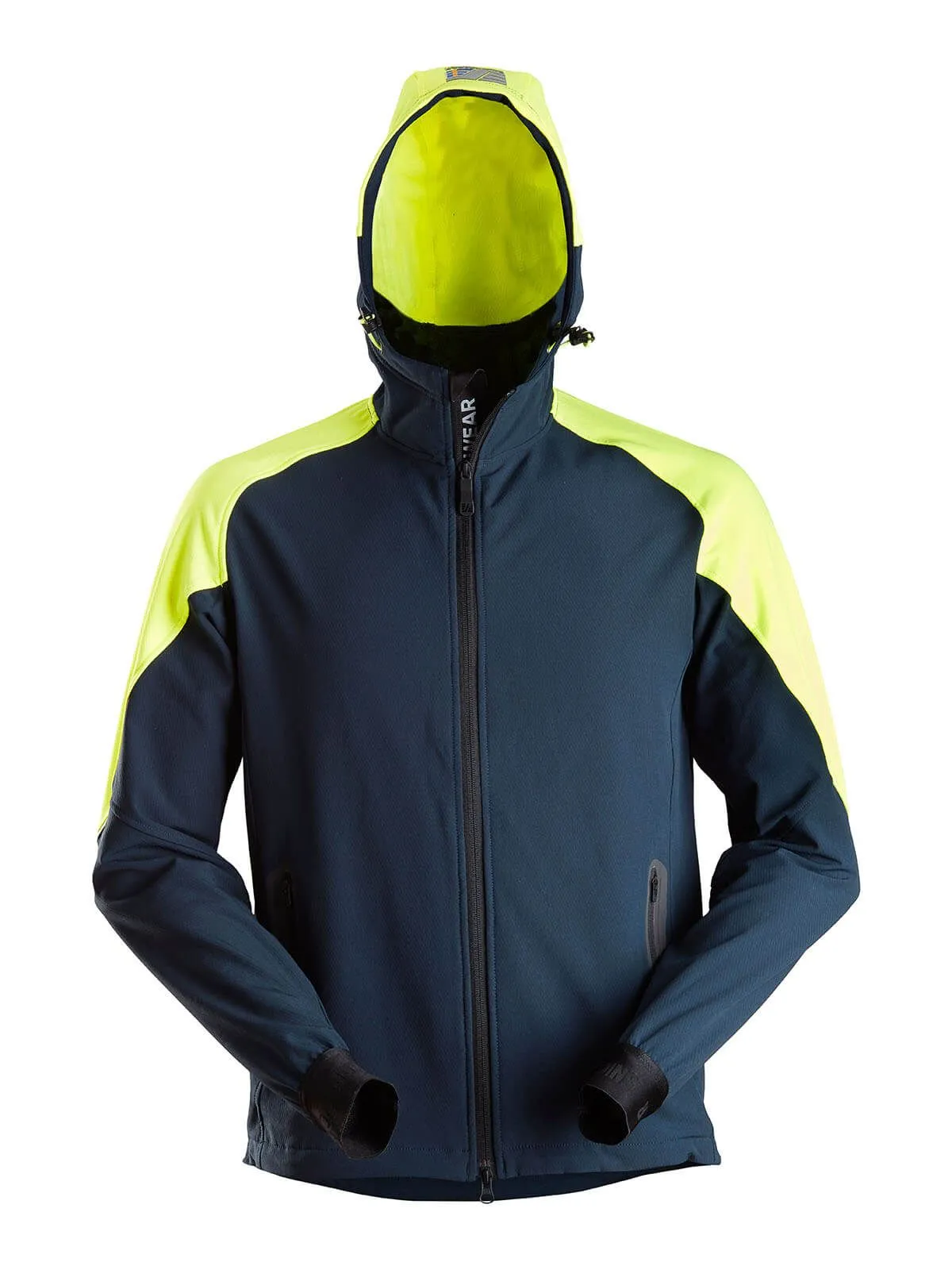 Snickers&#x20;8025&#x20;FlexiWork&#x20;Neon&#x20;Hoodie&#x20;with&#x20;Zip