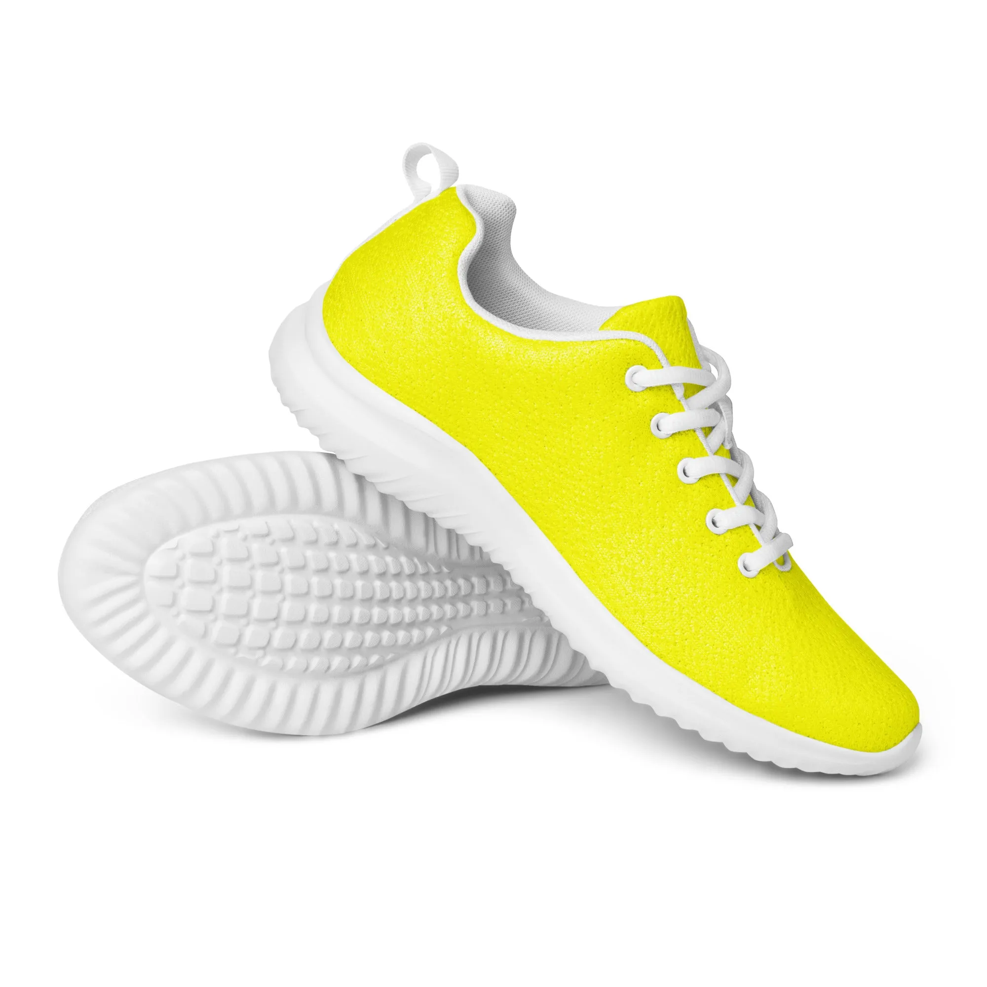 Snooty Fox Art Women’s Athletic Shoes - Neon Yellow