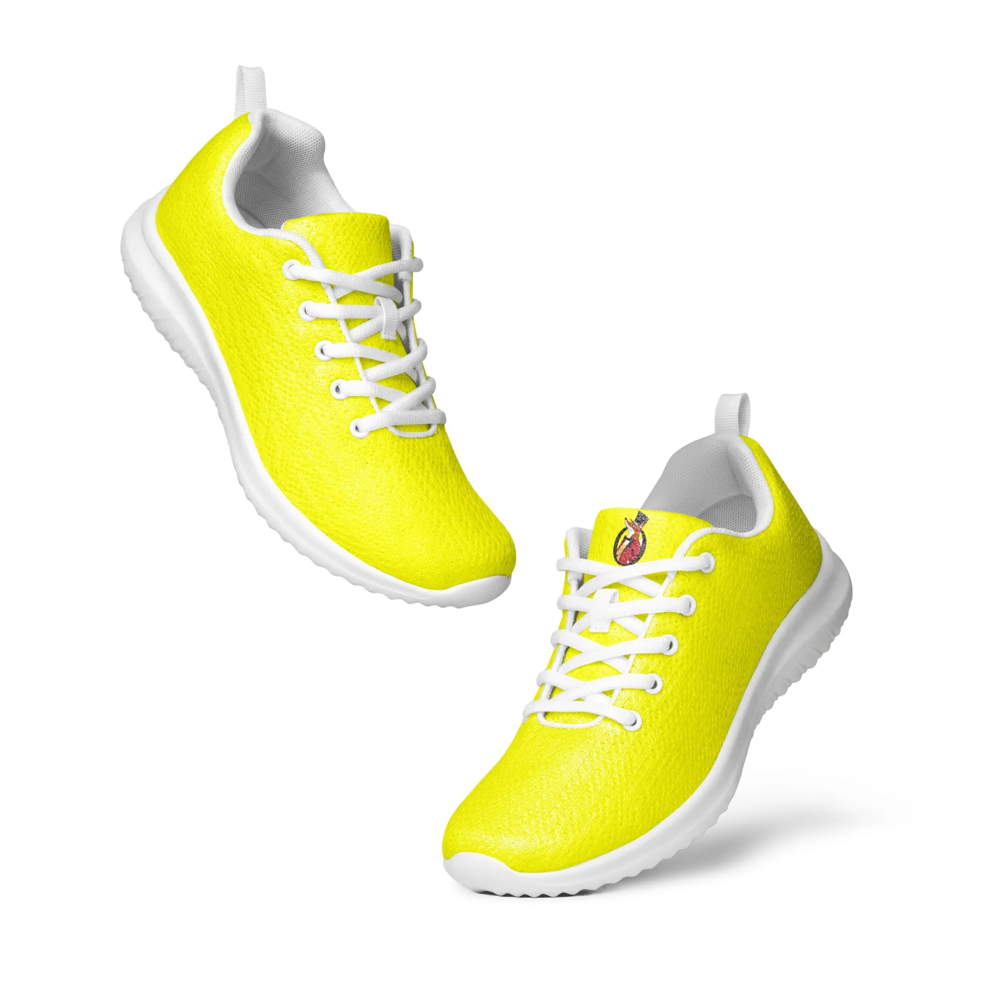 Snooty Fox Art Women’s Athletic Shoes - Neon Yellow