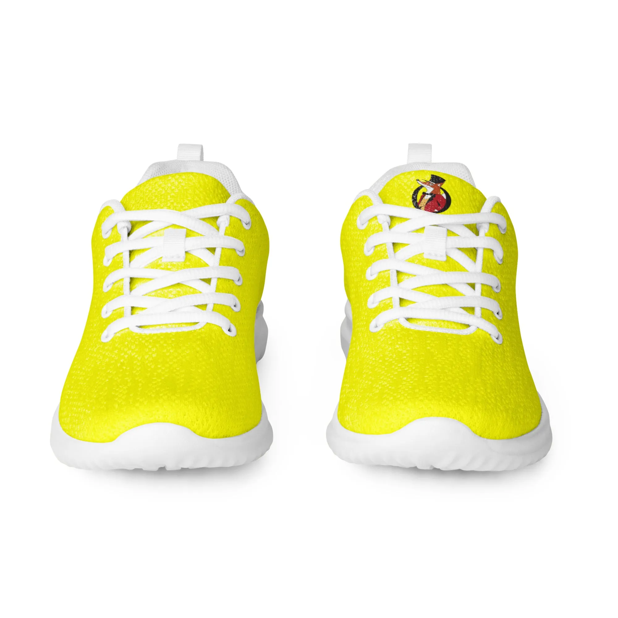 Snooty Fox Art Women’s Athletic Shoes - Neon Yellow