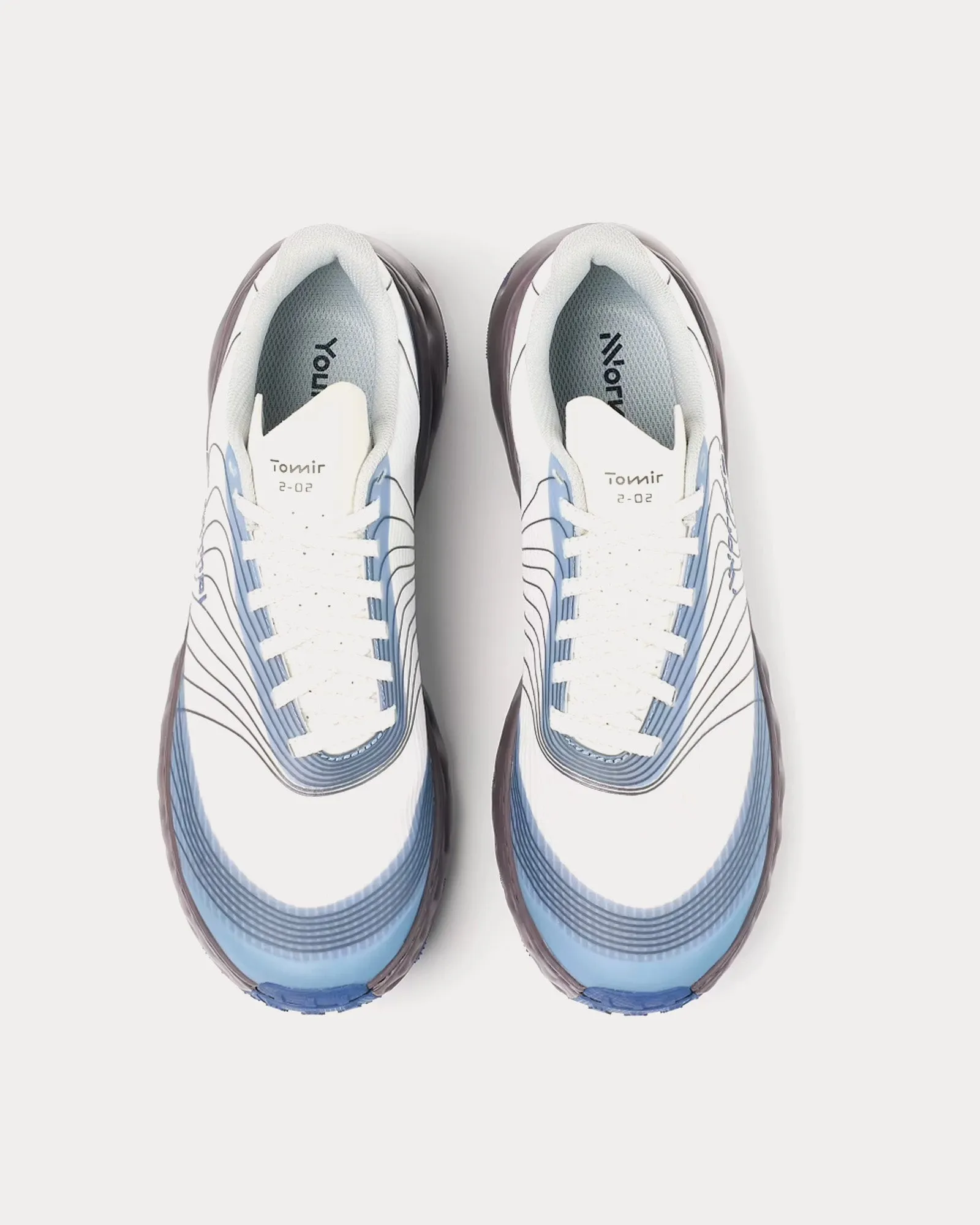 Tomir 2.0 White / Blue Running Shoes