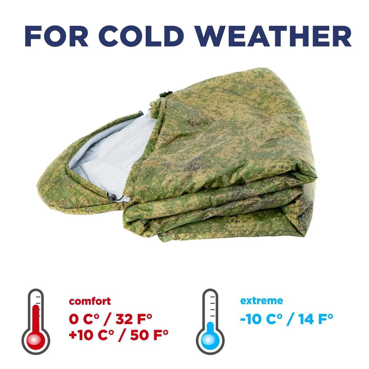TRAVEL EXTREME 220/90/200 Compact Lightweight Waterproof Synthetic Cotton Lined Camping Sleeping Bag