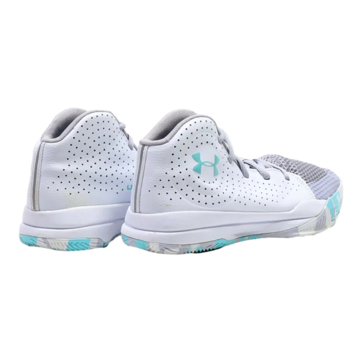 UNDER ARMOUR Sneaker Trainers Blue Synthetic Boys UK 4