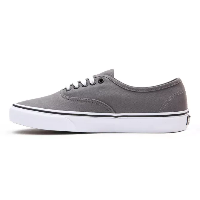 Vans Authentic VN000JRAPBQ Men's Pewter/Black Athletic Skate Shoes FB104