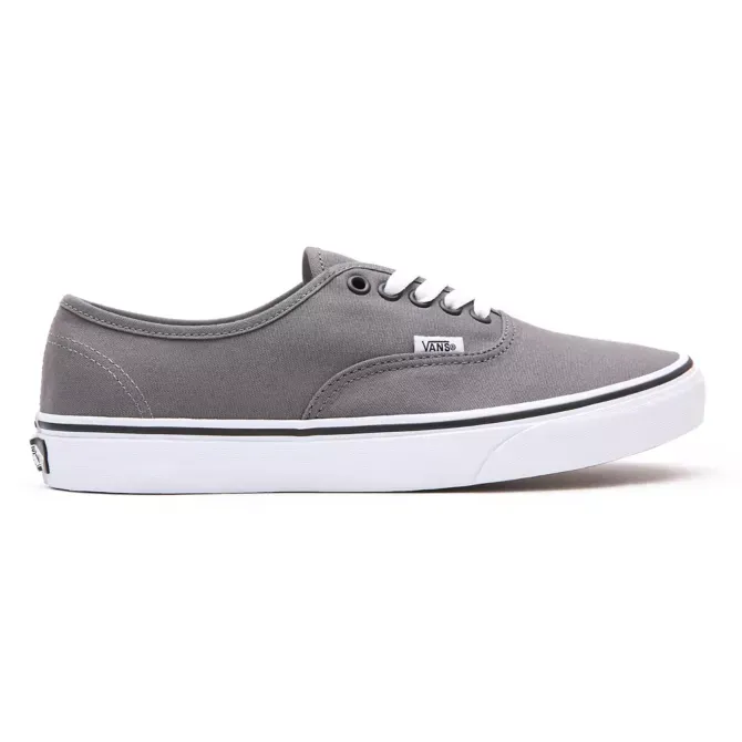 Vans Authentic VN000JRAPBQ Men's Pewter/Black Athletic Skate Shoes FB104