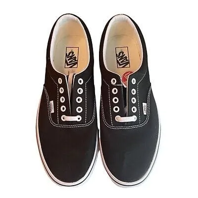 Vans Era Mens Classic Black Shoes Size 13 Sneakers
