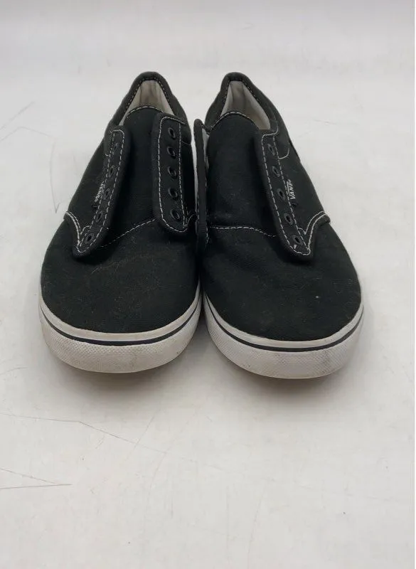 Vans Women's Black Low-Top Lace-Up Athletic Shoes - Size 8.5