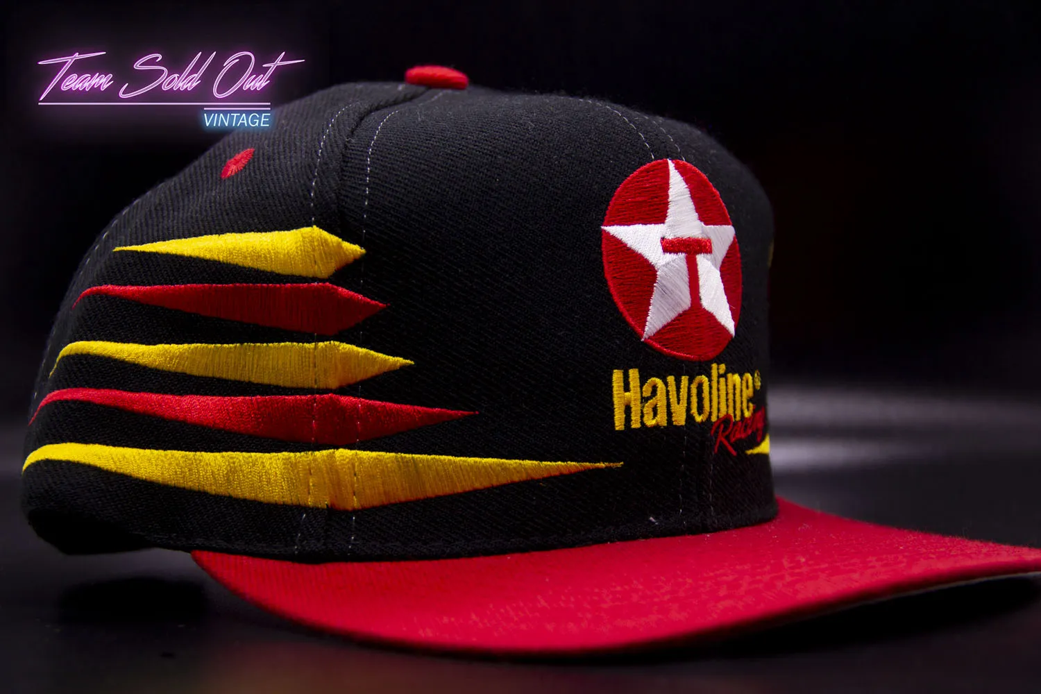 Vintage Logo Athletic Diamond Havoline Racing Ernie Irvan #28 NASCAR Snapback Hat