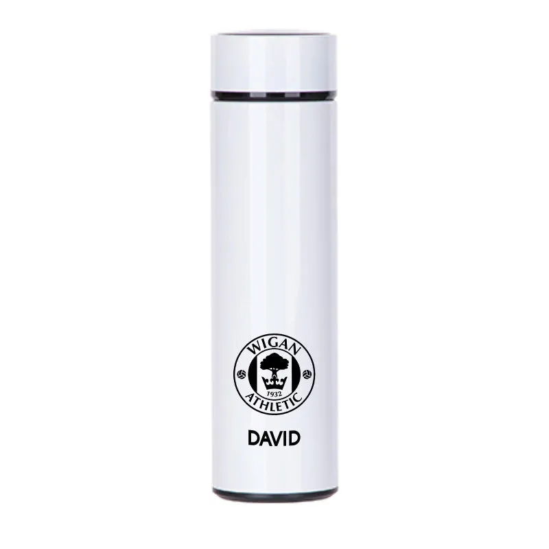 Wigan Athletic Personalised Thermos Flask