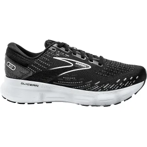Women's Brooks Glycerin 20 Black/White/Alloy Mesh