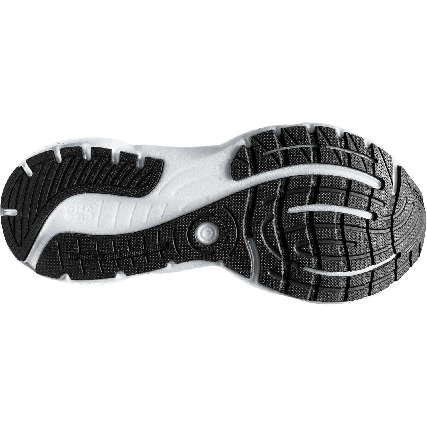 Women's Brooks Glycerin 20 Black/White/Alloy Mesh