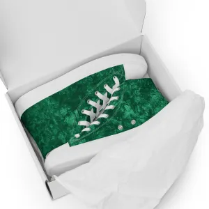 Women’s Green high top canvas shoes